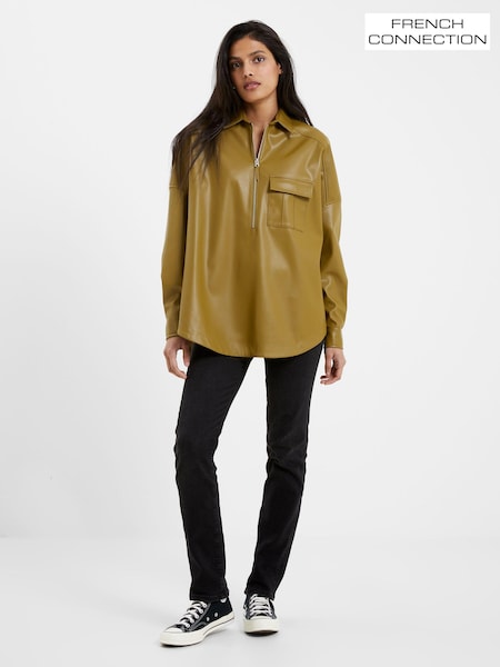 French Connection Crolenda Pu Pop Over Blouse (192886) | €50