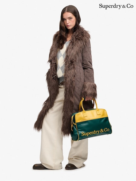 Verde - Superdry Heritage Retro Gym Bag