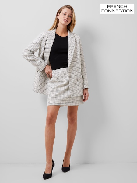 French Connection Cream Effie Boucle Skirt (192916) | €42