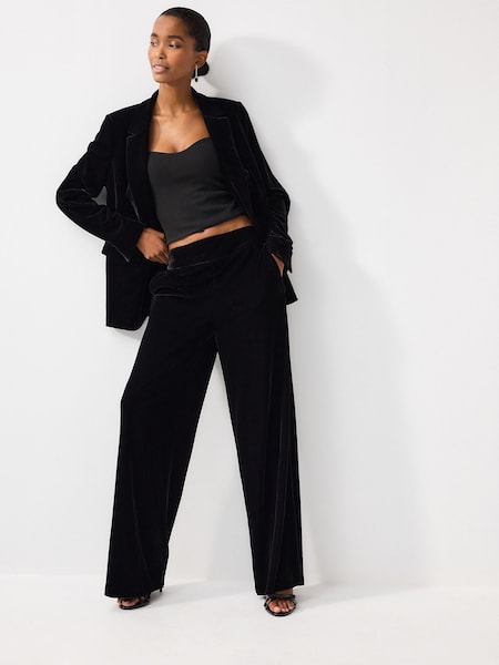 Black Velvet Wide Leg Trousers (193259) | €15