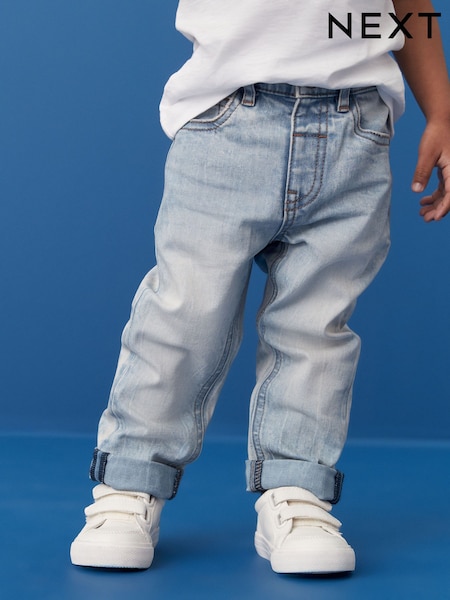 Bleach Denim Regular Fit Comfort Stretch Jeans (3mths-7yrs) (193525) | INR 1,152 - INR 1,395