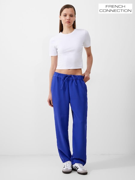 French Connection Blue Bella Twill Trousers (193639) | €42