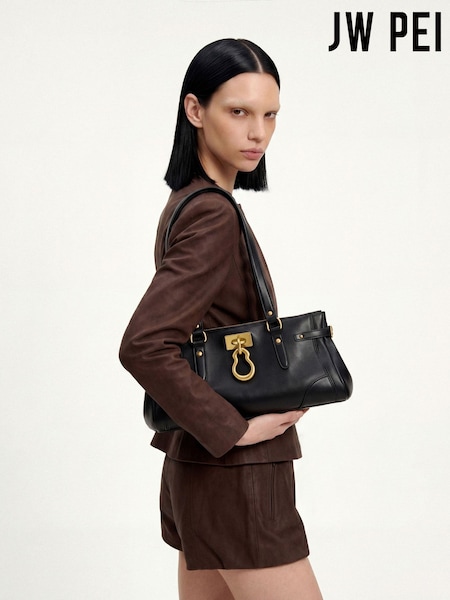 أسود - Jw Pei Yvette Elongated Tote Bag