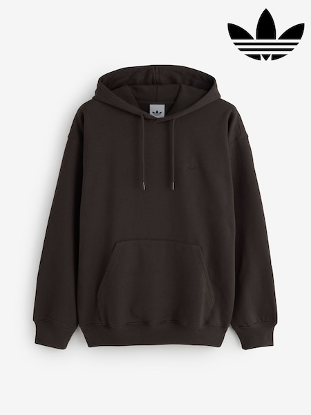 Brown - Regular Adidas Originals Loose Fit Hoodie
