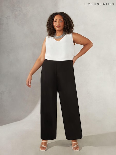 Live Unlimited Curve  Chiffon Lined Black Trousers (194126) | €20