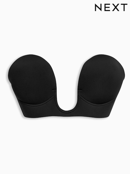 שחור - U-plunge Stick-on Bra (194246) | ‏87‏₪