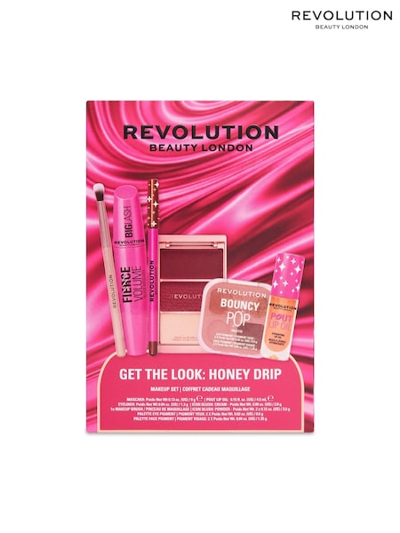 Revolution Get The Look: Honey Drip Edit Gift Set (36% Saving)