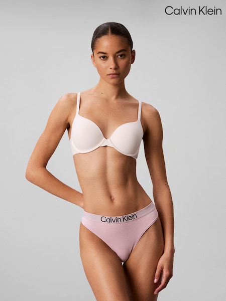 Pink - Calvin Klein Maximum Cotton Thong