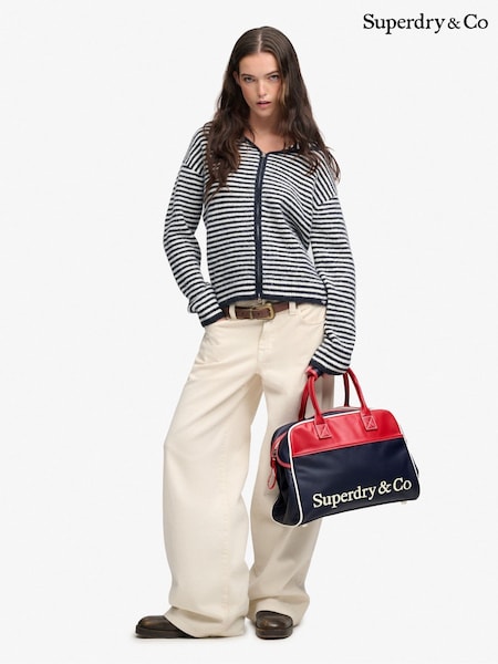 Azul - Superdry Heritage Retro Gym Bag