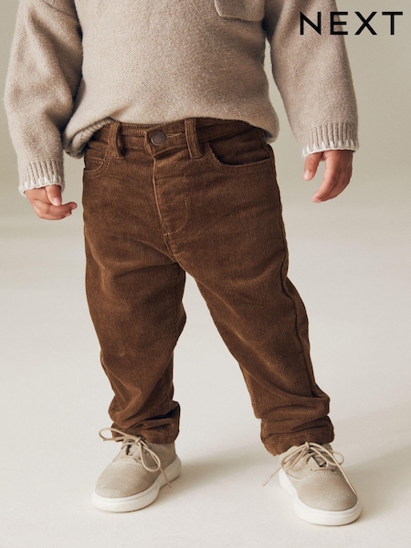 بني فاتح بني - Corduroy Trousers (3mths-7yrs) (195242) | ‏3 د.ك.‏