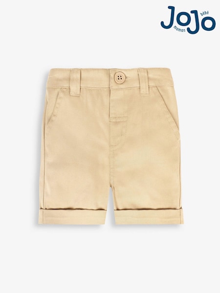 JoJo Maman Bébé Natural Twill Chino Shorts (195495) | €29