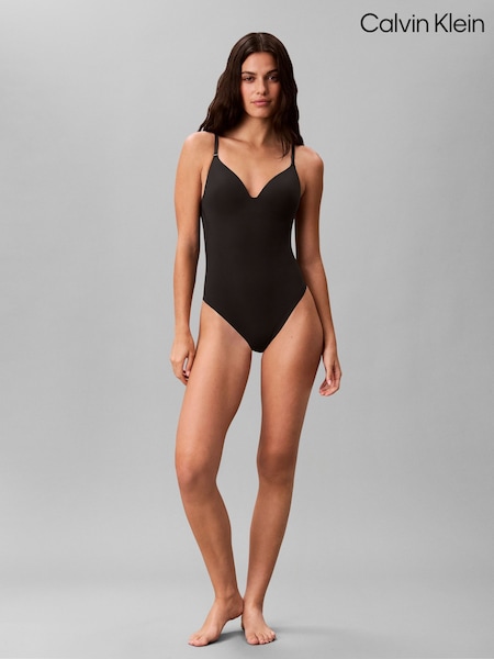 黑色 - Calvin Klein Shapewear Bodysuit Perfectly Fit
