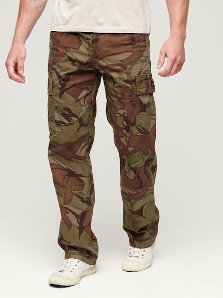 Model camuflaj Verde - Pantaloni cargo Superdry Pantaloni bufanţi (196073) | 280 LEI
