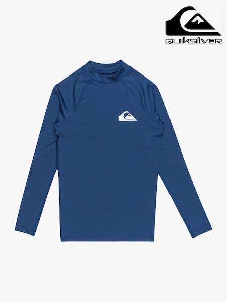 Quiksilver Blue Boys Youth Long Sleeve Rash Vest (196301) | 80 QAR