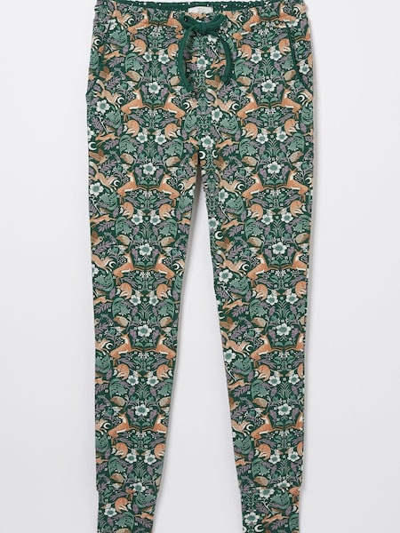 FatFace Green Ellie Lino Fox Leggings (196383) | €35