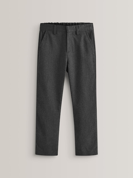 Gri - School Formal Straight Trousers (3-17yrs) (196745) | 60 LEI - 119 LEI