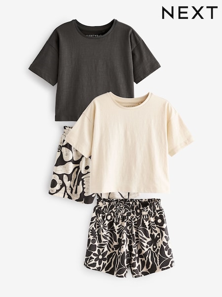 Schwarz/Ecru - Short Pyjamas 2 Pack (3-16yrs) (196922) | 16 € - 21 €