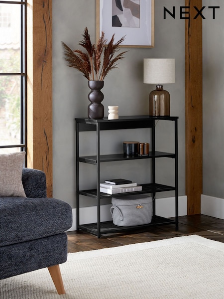 Black Bronx Console 3 Tier Shoe Storage (197458) | kr1 044