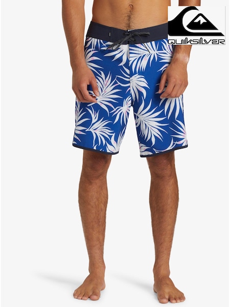 Quiksilver Blue Leaf Print Surfsilk Board Shorts (197460) | €38
