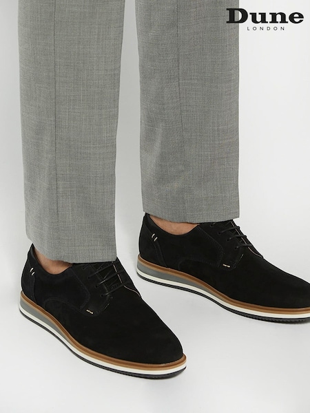 Dune London Black Standard Fit Blaksley Plain Toe Hybrid Sole Shoes (197521) | kr1 556