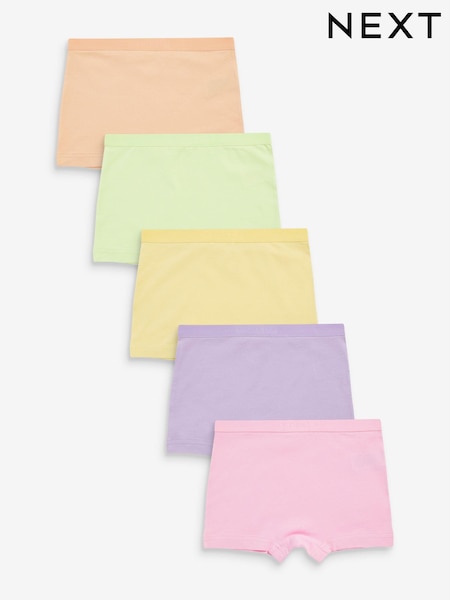 Multi Pastel Short Briefs 5 Pack (2-16yrs) (197597) | $19 - $29