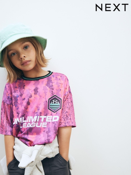 Bright Pink Football Top (3-12yrs) (197964) | €6 - €7