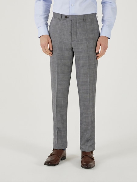 Skopes Grey Tailored Fit Buxton Check Suit: Trousers (198132) | €47