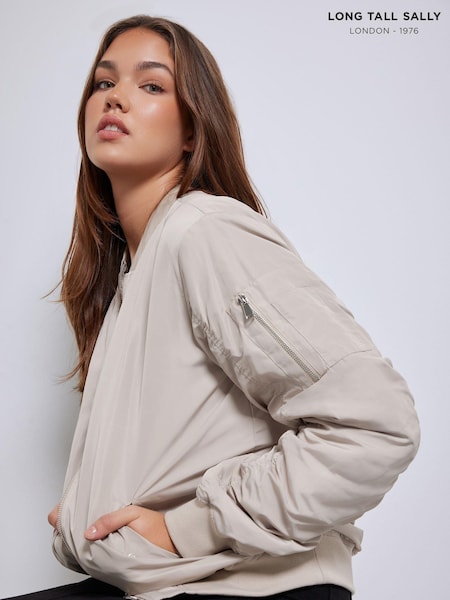 Long Tall Sally Natural Bomber Jacket (198140) | €41