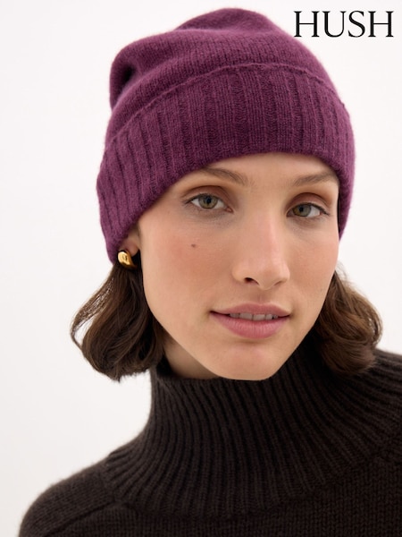 Rojo - Gorro de cachemira de Hush