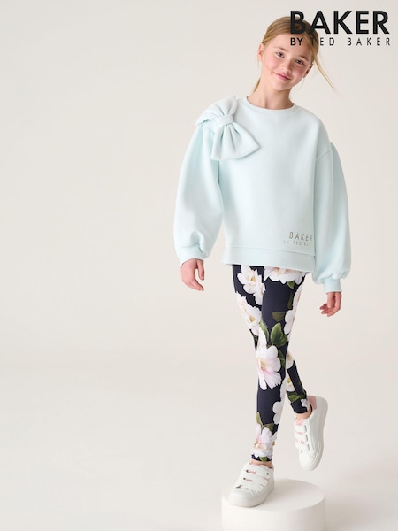 Baker by Ted Baker Bow Sweater and Floral Leggings Set (198372) | €51 - €58