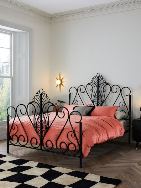 Rockett St George Black Peacock Metal Bed (198635) | €631 - €694