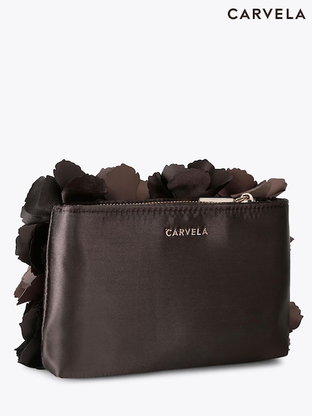 Brown - Carvela Incanto Flower Clutch Bag