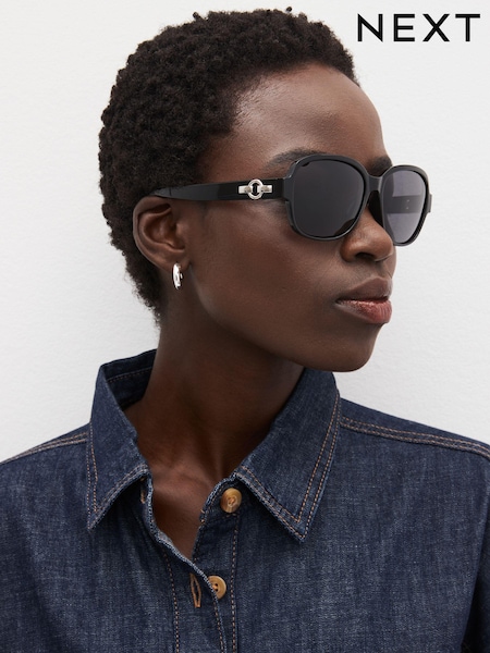 Negro - Small Polarised Square Sunglasses (199027) | 15 €