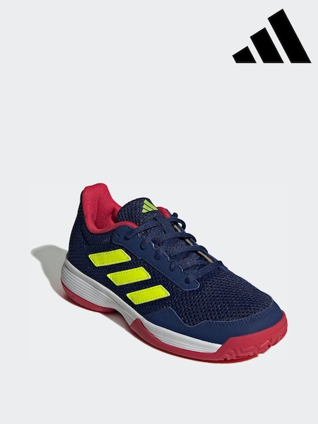 Blue - Adidas Gamespec Kids Tennis Trainers