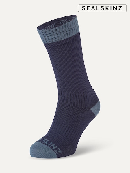 Sealskinz Wretham Waterproof Warm Weather Ankle Length Black Socks (199547) | AED96