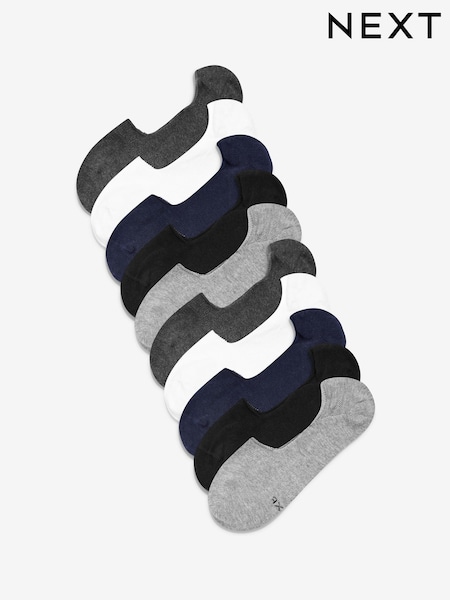 Multi 10 Pack Invisible Trainers Socks (199930) | €21