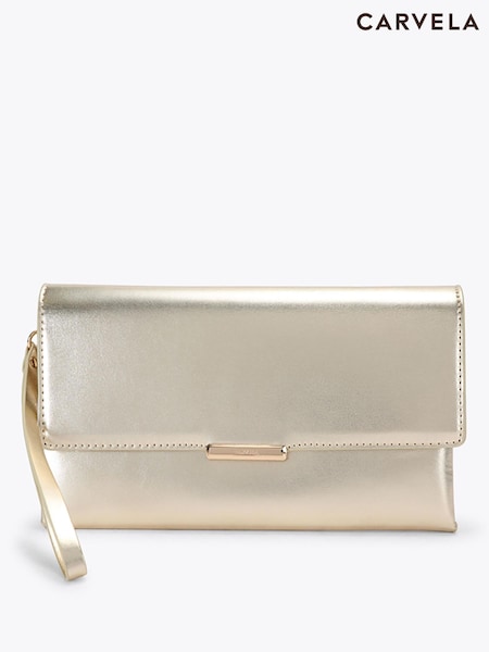 Gold - Carvela Amalia Clutch Bag