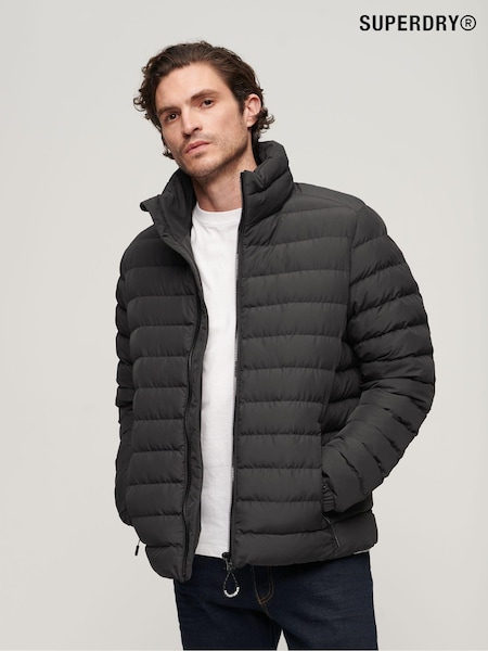 Superdry Black Fuji Embroided Padded Jacket (199996) | €64