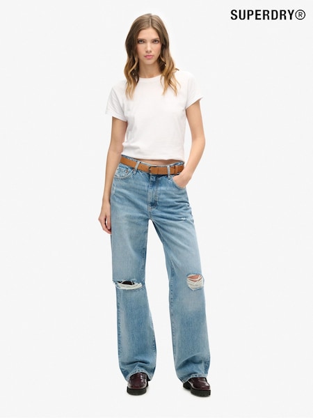 Superdry Blue Vintage Wide Jeans (1A2885) | €99