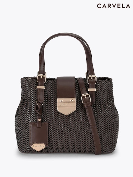Brun foncé - Sac Carvela Maria Mini Weave
