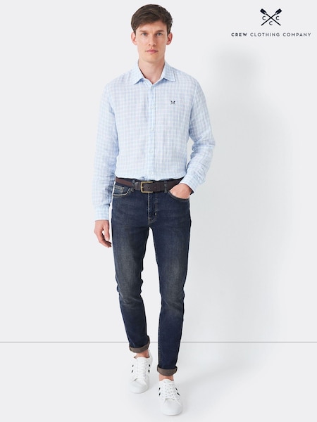 Sininen - Crew Clothing Spencer Slim Jeans (200148) | €109