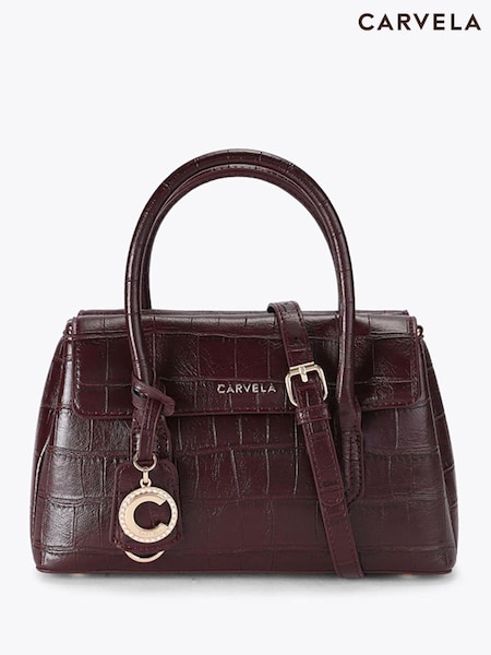Красный - Carvela Arenella Croc Mini Tote Bag