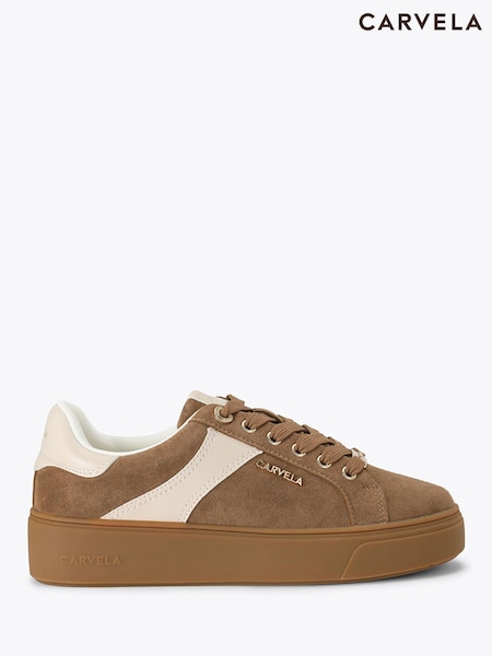 Marrón - Carvela Gia Suede Trainers