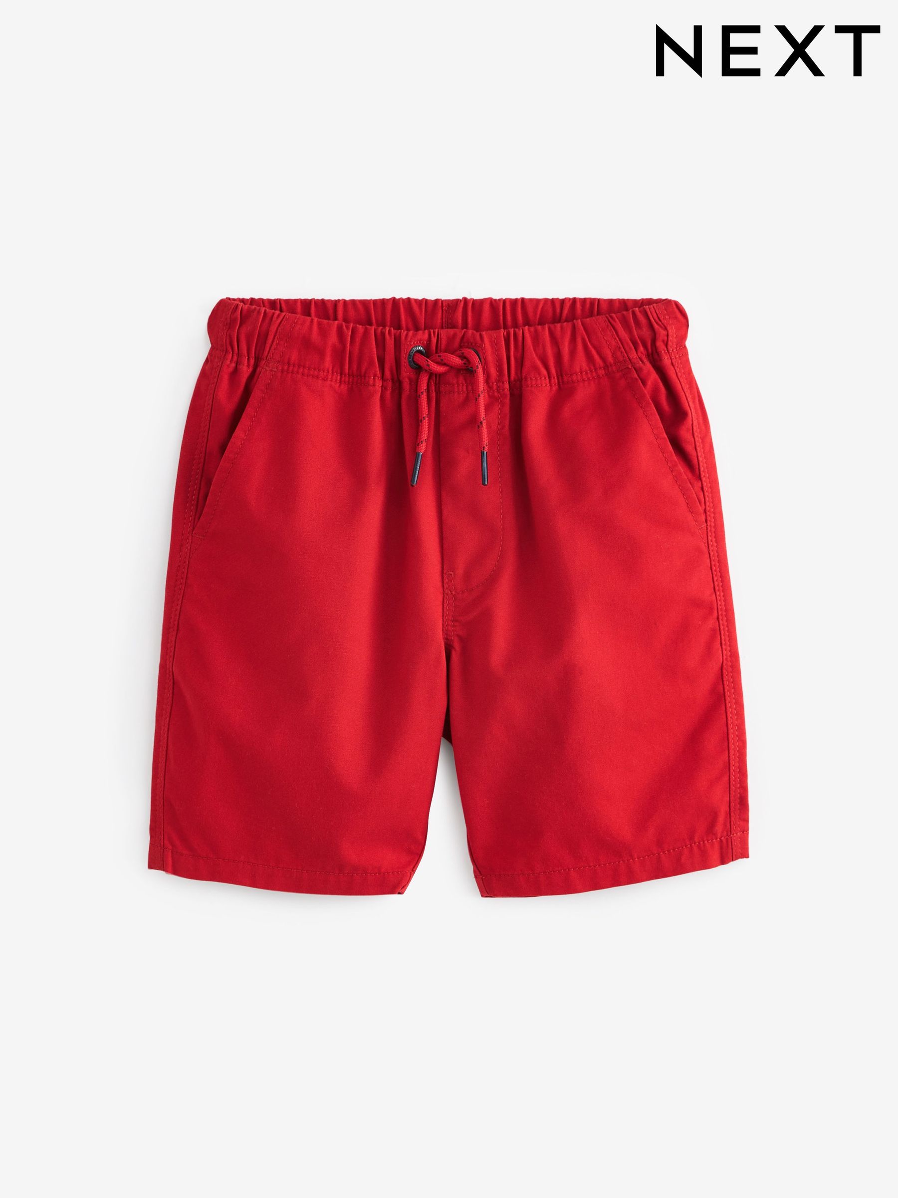 Red cotton shorts top