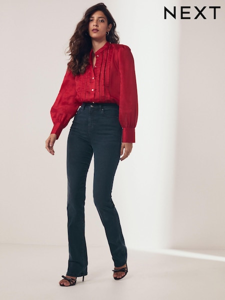 Inky Blue Push-Up Bootcut Jeans (200607) | AED13