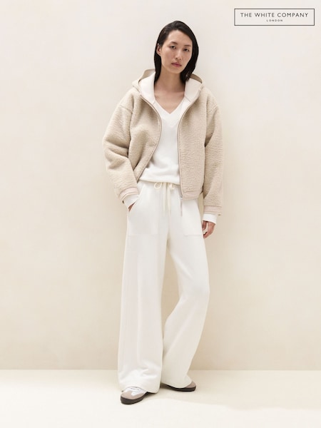 White - The White Company Ultimate Wide Leg Trousers