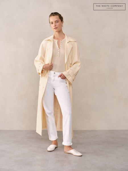 Weiß - The White Company Brompton Slim-Leg-Jeans