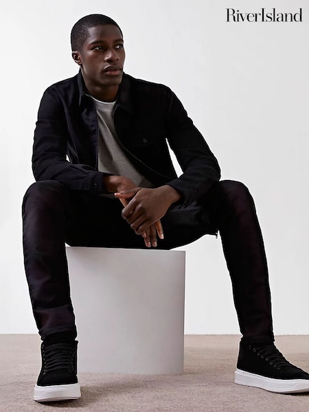 River Island Black Slim Fit Seth Jeans (201431) | €47