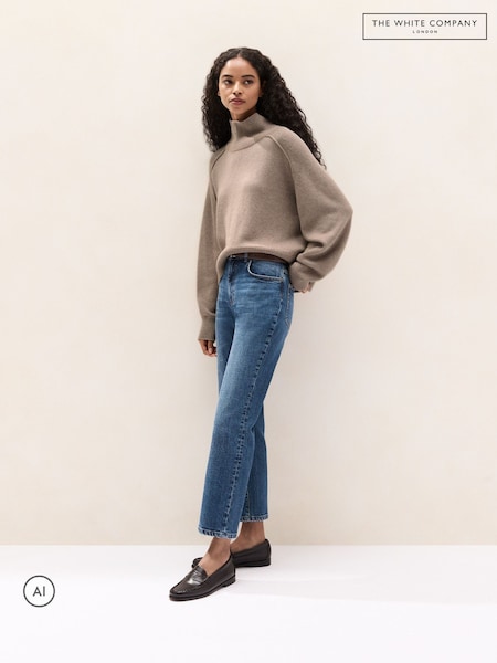 Blue - The White Company Marlow Straight Leg Jeans