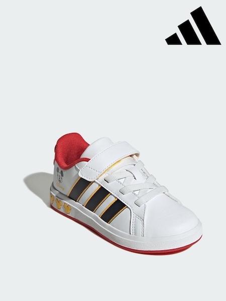 Ақ - Adidas Disney Mickey Mouse Grand Court Shoes